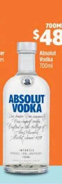 Absolut vodka