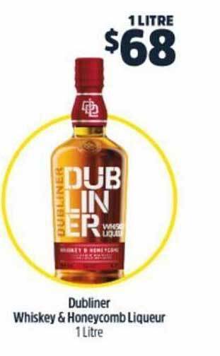 BWS Dubliner whiskey & honeycomb liqueur offer