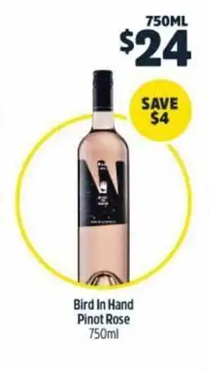 Bird in hand pinot rose