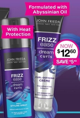 Priceline John Frieda Haircare Range offer