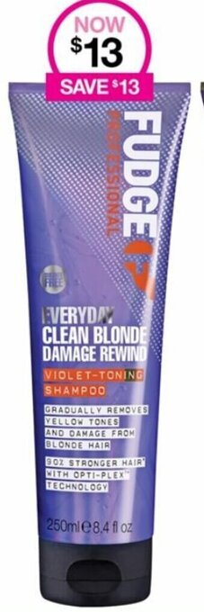 Priceline Fudge Everyday Clean Blonde Damage Rewind offer