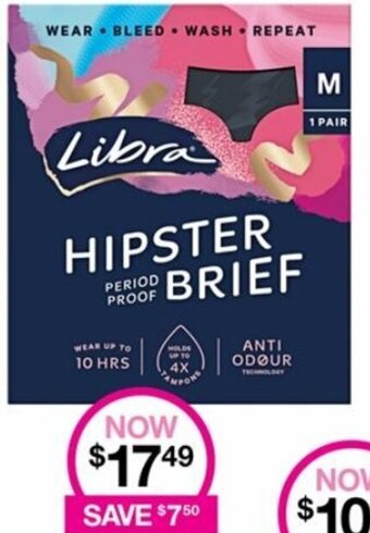 Priceline Libra Hipster Period Proof Brief offer