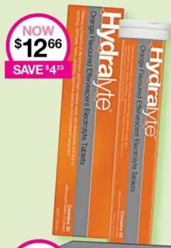 Priceline Hydralyte Orange Flavoured offer