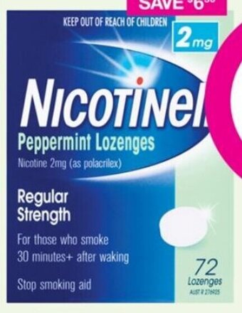Priceline Nicotinell Peppermint Lozenges offer
