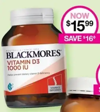 Priceline Blackmores Vitamin D3 offer
