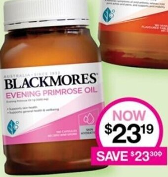 Priceline Blackmores Evening Primrose Oil offer