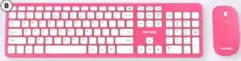 BIG W Pantone Scissor Switch Wireless Keyboard and Mouse offer