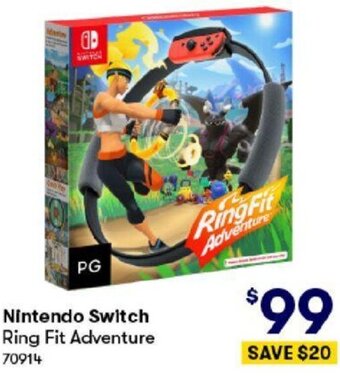 BIG W Nintendo Switch Ring Fit Adventure offer