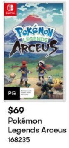 BIG W Pokémon Legends Arceus offer