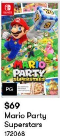 BIG W Mario Party Superstars offer