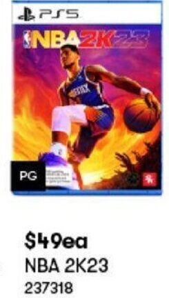 BIG W NBA 2K23 offer