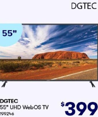 BIG W DGTEC 55" UHD WebOS TV offer