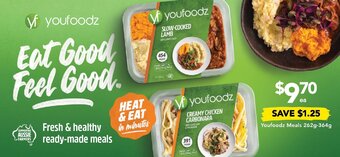 Drakes Youfoodz Meals 262g-364g offer