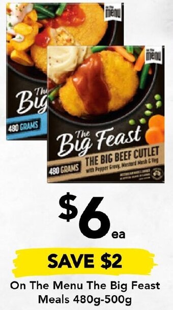 Drakes On The Menu The Big Feast Meals 480g-500g offer