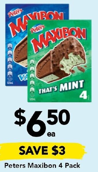 Drakes Peters Maxibon 4 Pack offer
