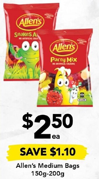 Drakes Allen's Medium Bags 150g-200g offer