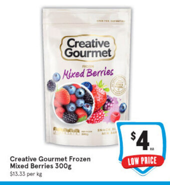 IGA Creative Gourmet Frozen Mixed Berries 300g offer