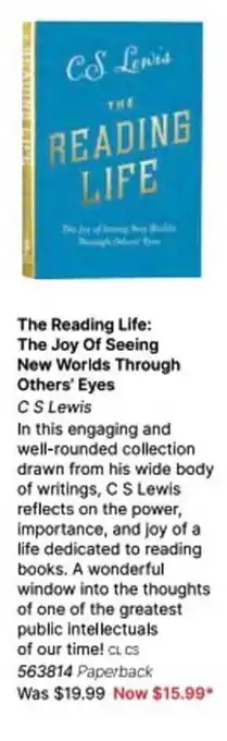 The reading life: the joy of seeing new worlds through other's eyes