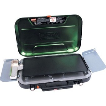 Coleman eventemp 3 burner stove with griddle