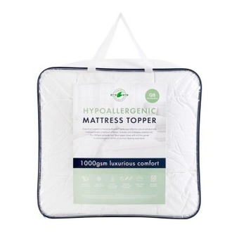Pillow Talk Hypoallergenic 1000gsm mattress topper by greenfirst offer