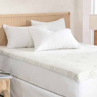 Pillow Talk Comfort science 5cm memory foam mattress topper by hilton offer