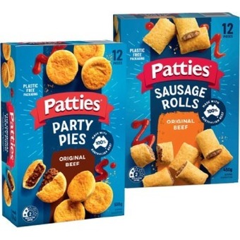 IGA Patties party pies, sausage rolls or pasties 12 pack offer