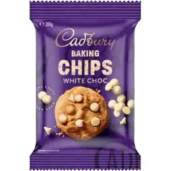 IGA Cadbury baking chips, melts or block chocolate 180-225g selected varieties offer