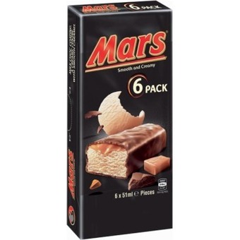 IGA Mars or snickers ice cream bars 6 pack offer