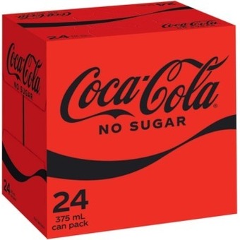 IGA Coca-cola 24x375ml selected varieties offer