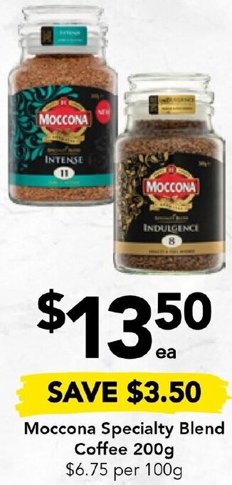 Drakes Moccona Specialty Blend Coffee 200g offer