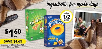 Drakes Cheezels or Chickadees 125g offer