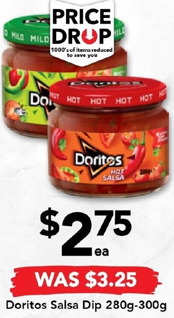 Drakes Doritos Salsa Dip 280g-300g offer
