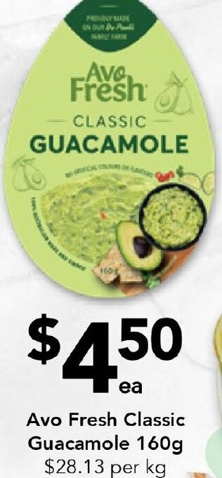 Drakes Avo Fresh Classic Guacamole 160g offer