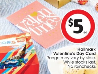 Coles Hallmark Valentine's Day Card offer