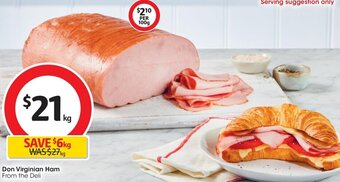 Coles Don Virginian Ham offer