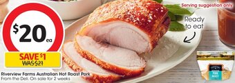 Coles Riverview Farms Australian Hot Roast Pork offer