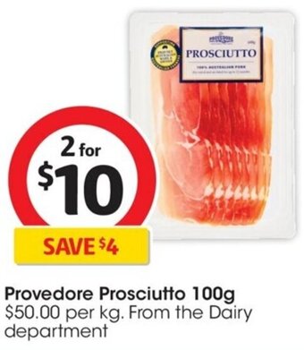 Coles Provedore Prosciutto 100g offer