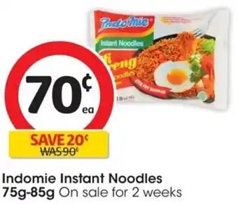 Coles Indomie Instant Noodles 75g-85g offer