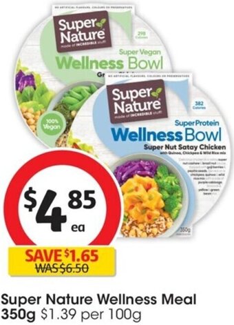 Coles Super Nature Wellness Meal 350g offer