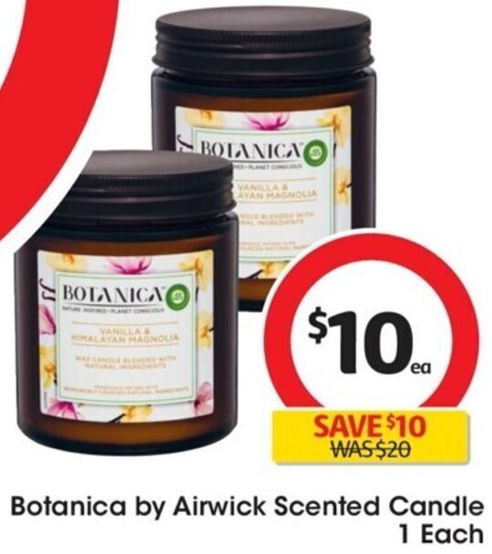Botanica by Air Wick Scented Candle offer at Coles
