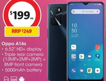Coles Oppo A16s offer
