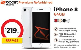 Coles iPhone 8 64GB offer