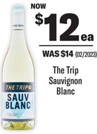 Coles The Trip Sauvignon Blanc offer