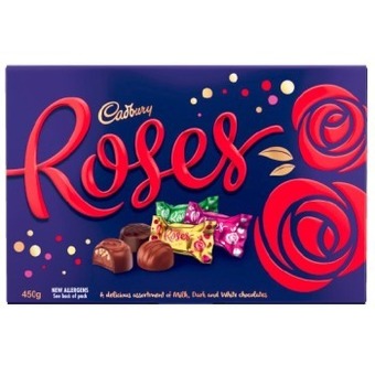 Coles Cadbury roses boxed chocolate 450g offer