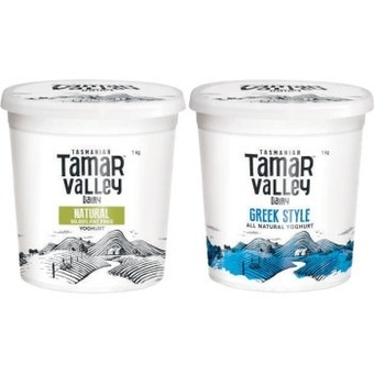 Coles Tamar valley yoghurt 1kg offer
