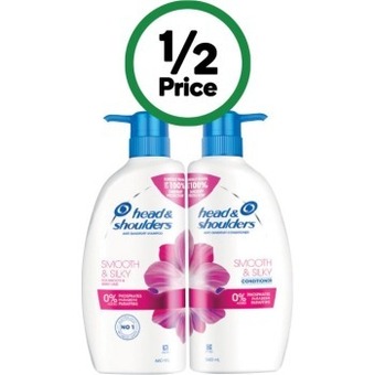 Woolworths Head & shoulders shampoo or conditioner 660ml offer