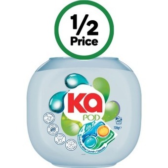 Woolworths Ka laundry capsules pk 45 offer