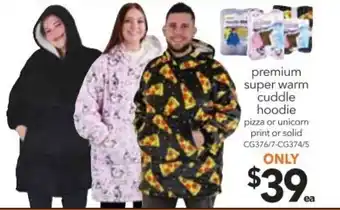Cheap as Chips Premium Super Warm Cuddle Hoodie offer