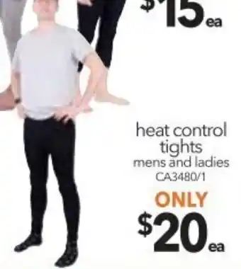 Cheap as Chips Heat Control Tight Mens and Ladies offer