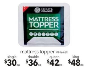 Cheap as Chips Mattress Topper Single offer